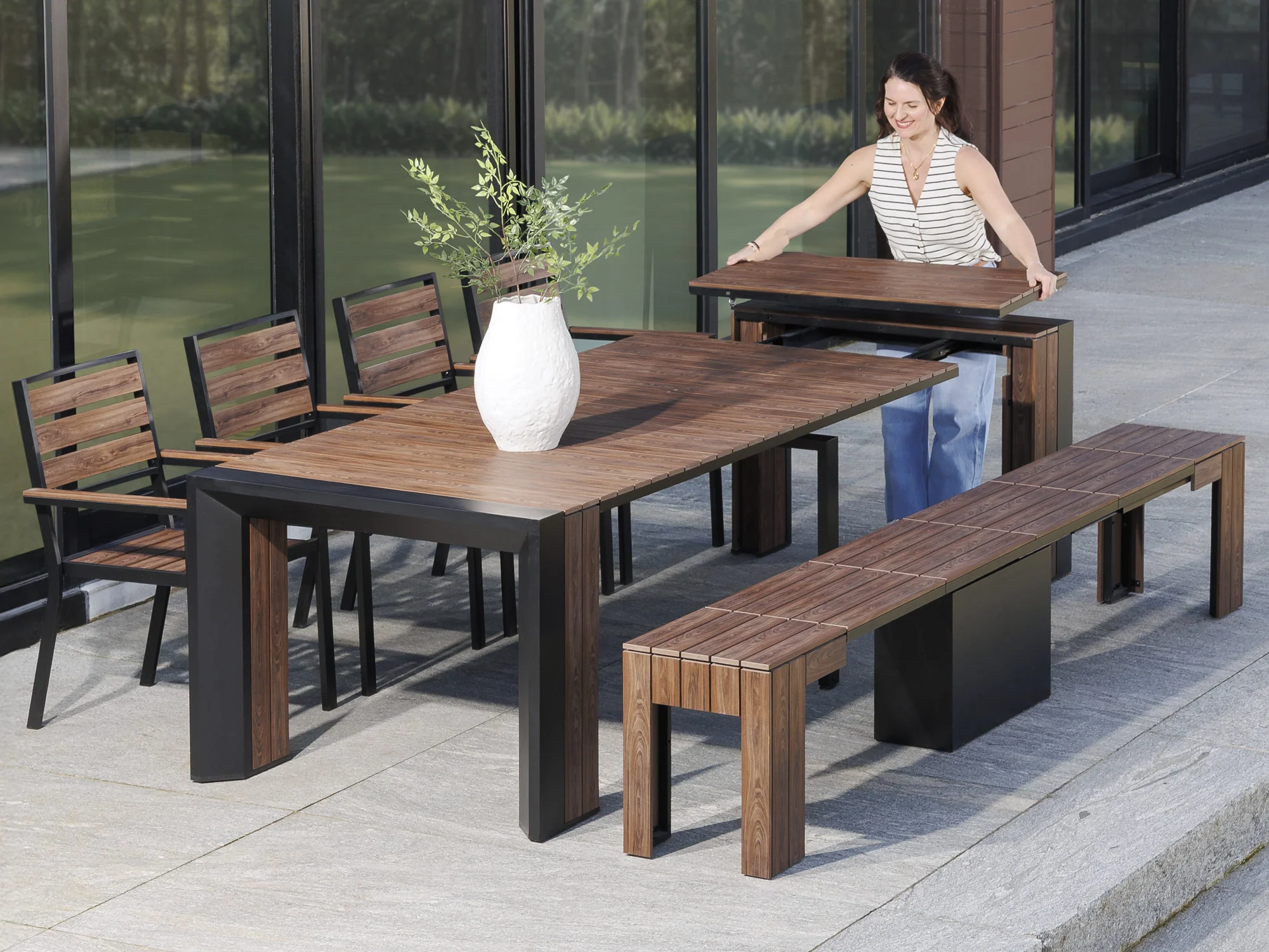 Ensemble Table Extensible Extérieur - L'Hôte - Image 20