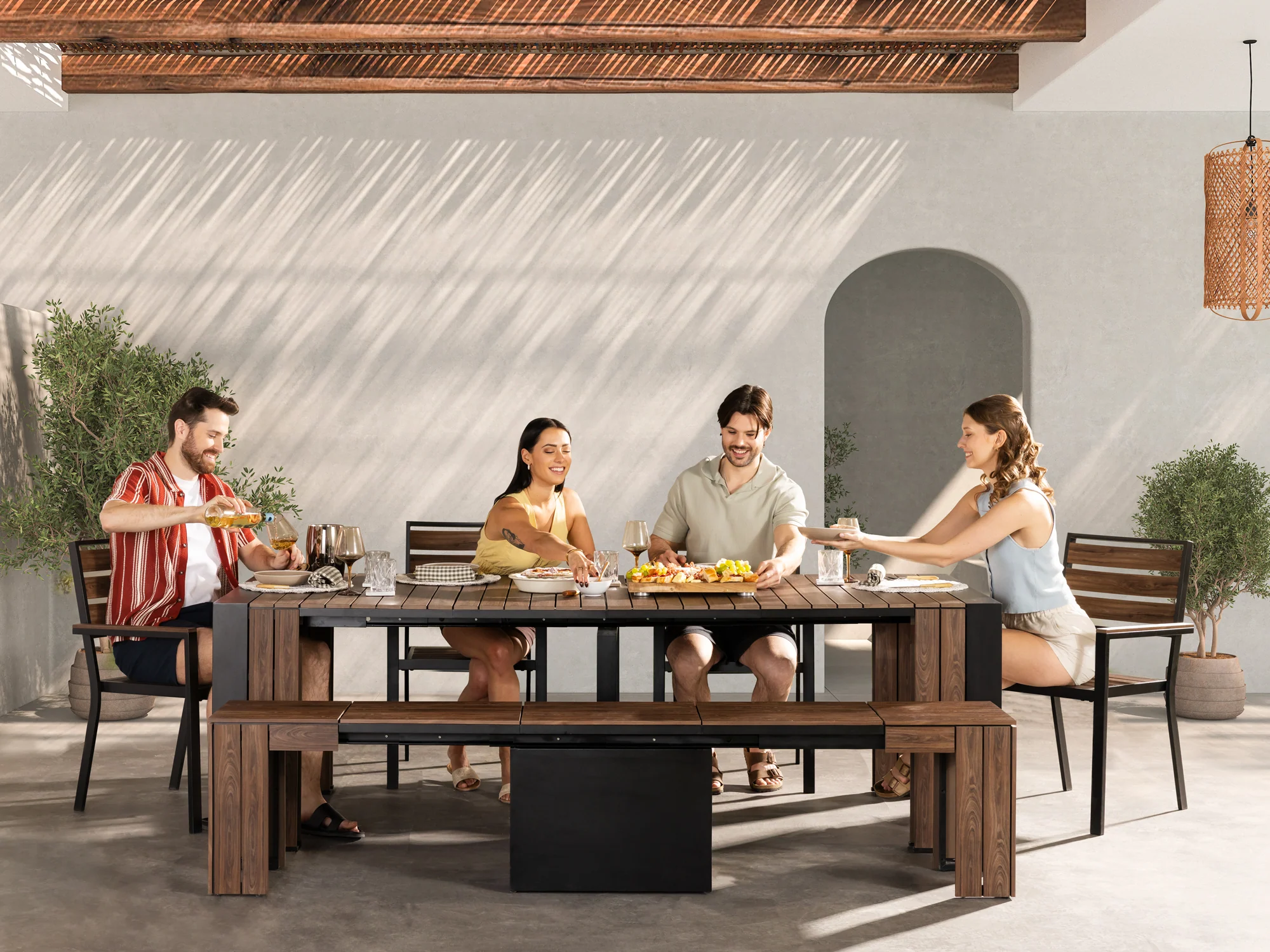 Ensemble Table Extensible Extérieur - L'Hôte - Image 21