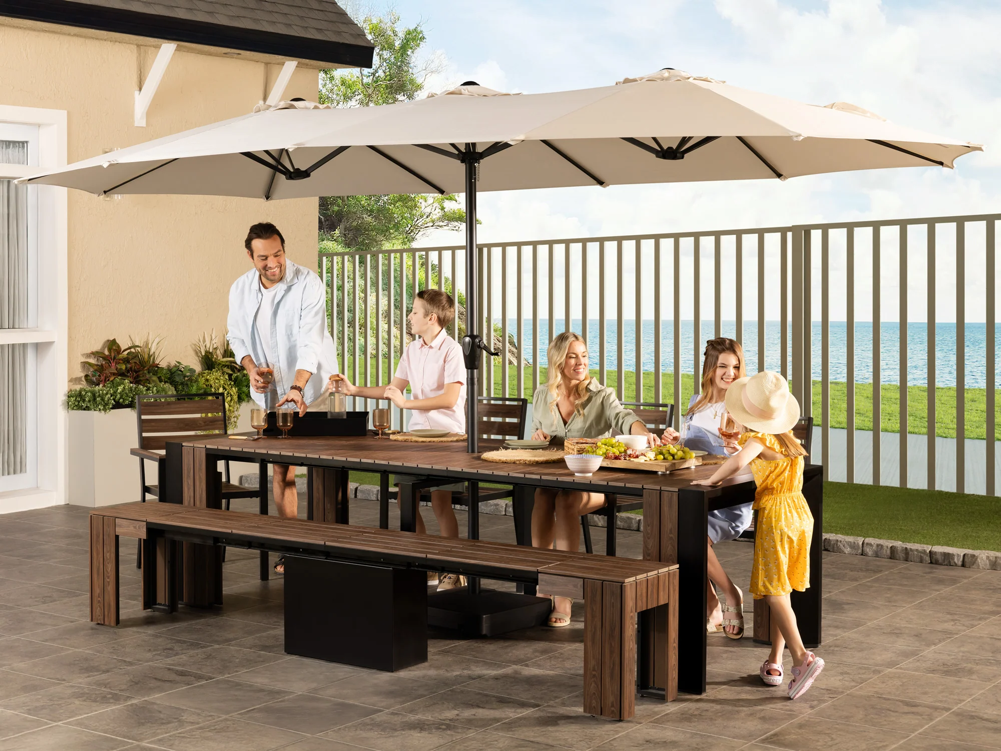 Ensemble Table Extensible Extérieur - L'Hôte - Image 23
