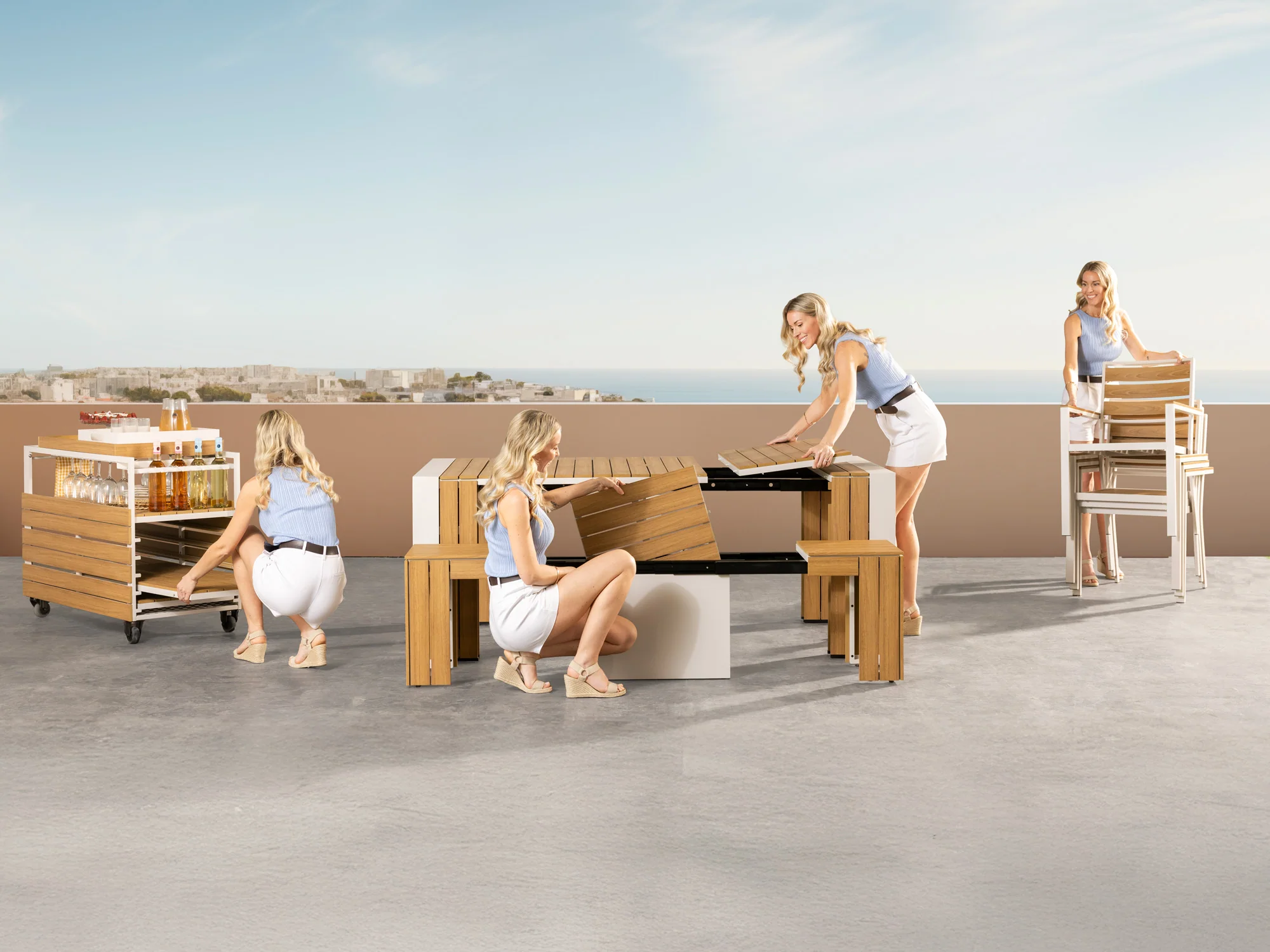 Ensemble Table Extensible Extérieur - L'Hôte - Image 24