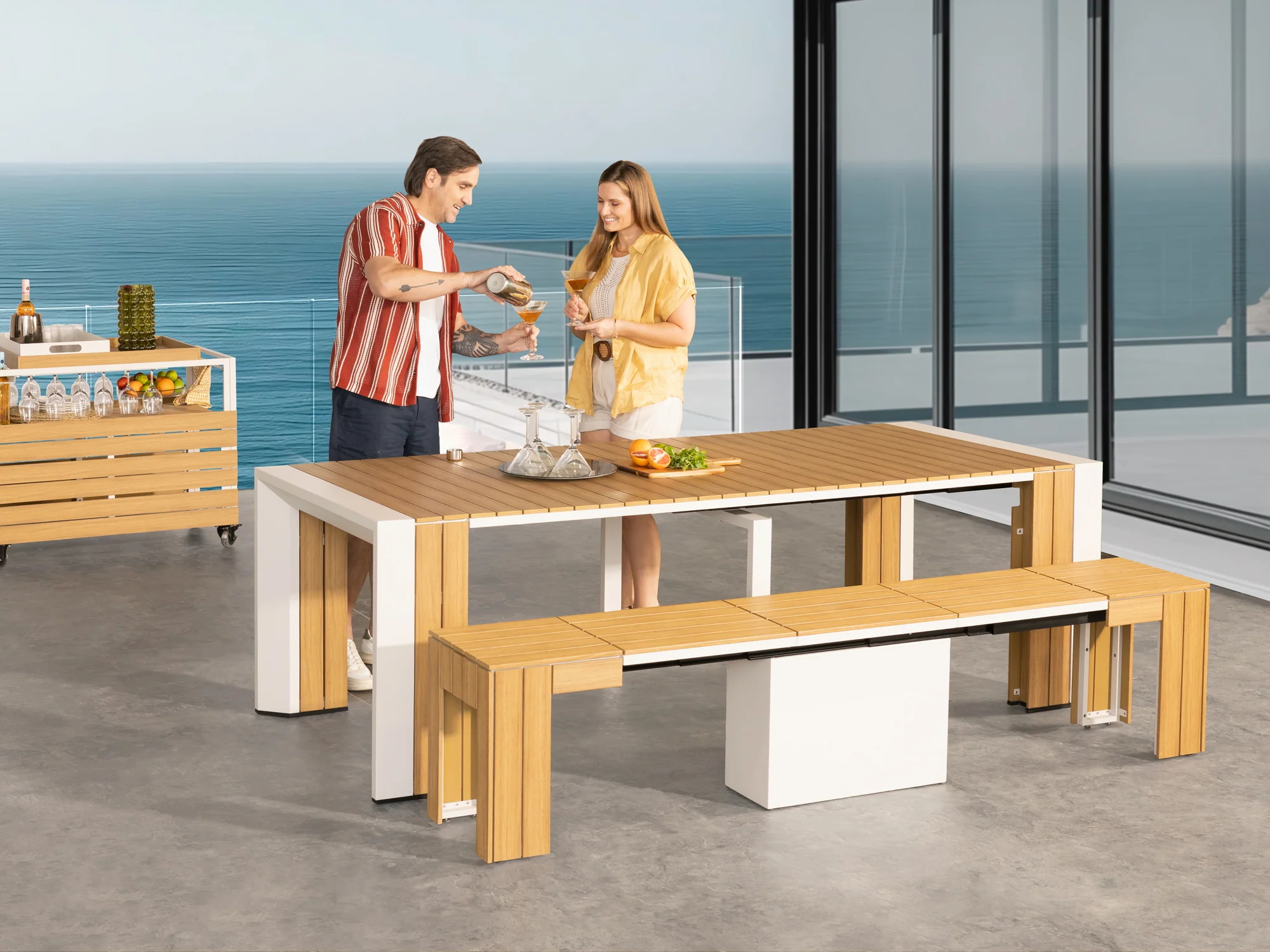 Ensemble Table Extensible Extérieur - Le Pratique - Image 21