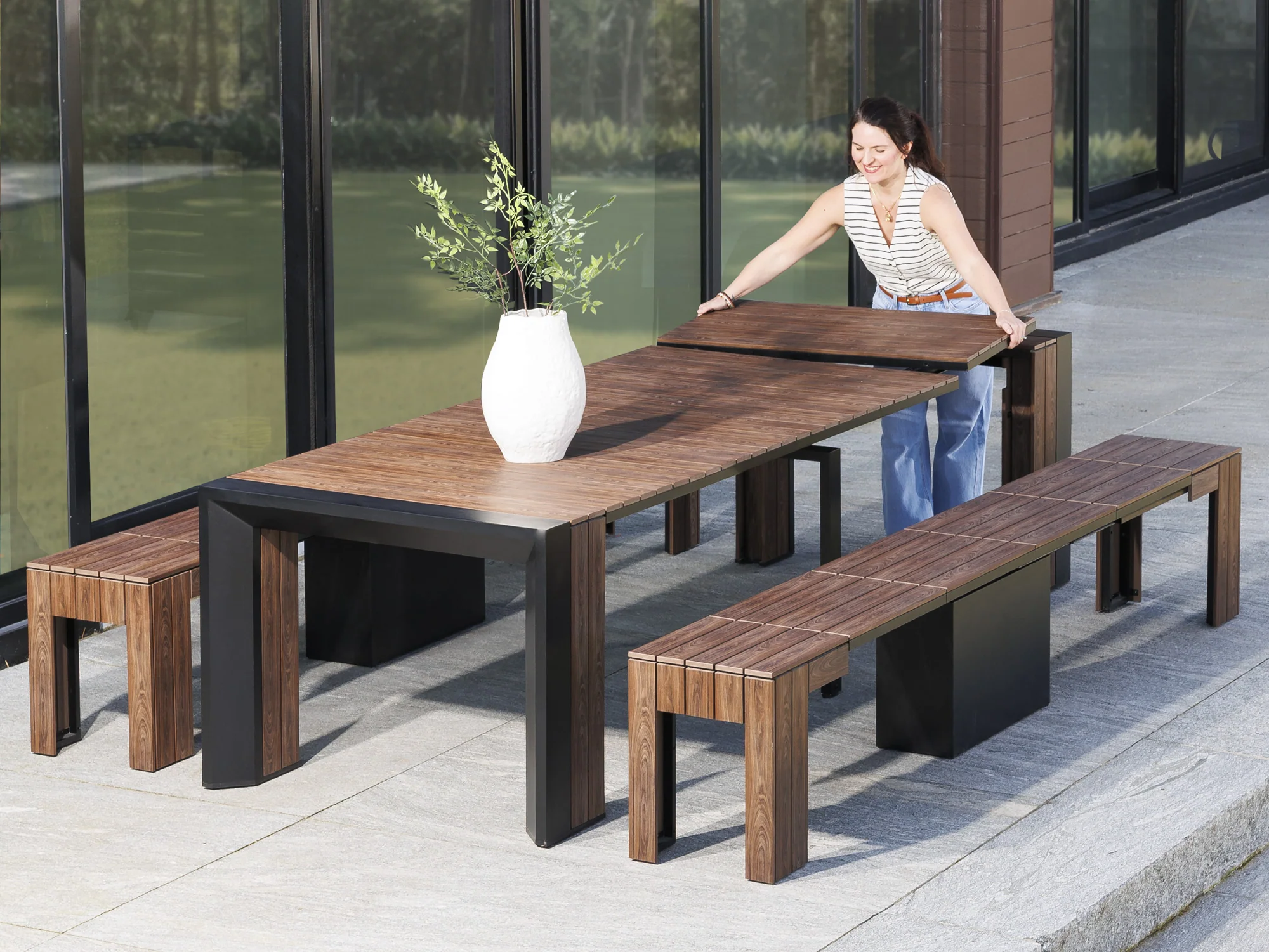 Ensemble Table Extensible Extérieur - Le Banquet - Image 17