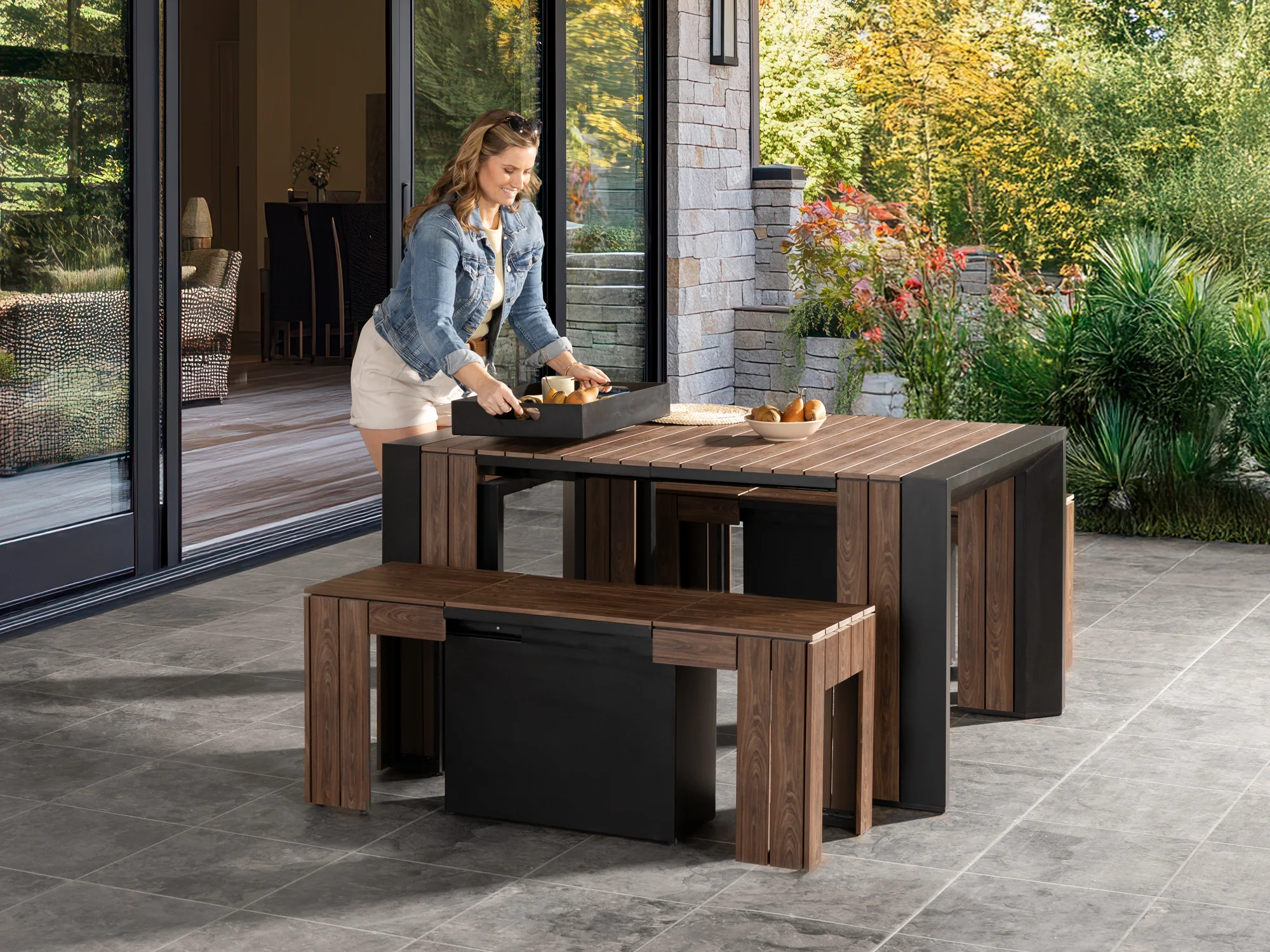 Ensemble Table Extensible Extérieur - Le Banquet - Image 19