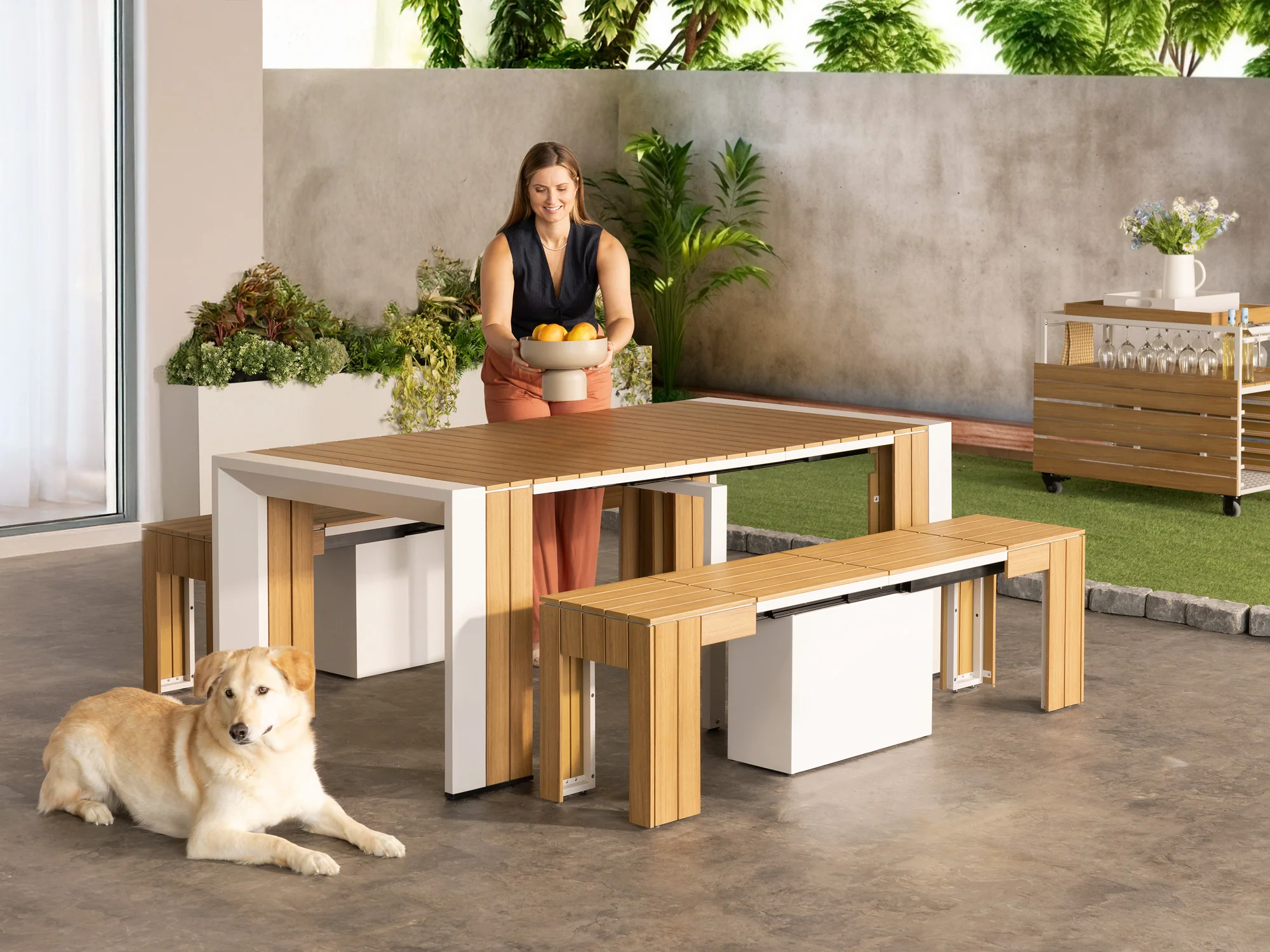 Ensemble Table Extensible Extérieur - Le Banquet - Image 3