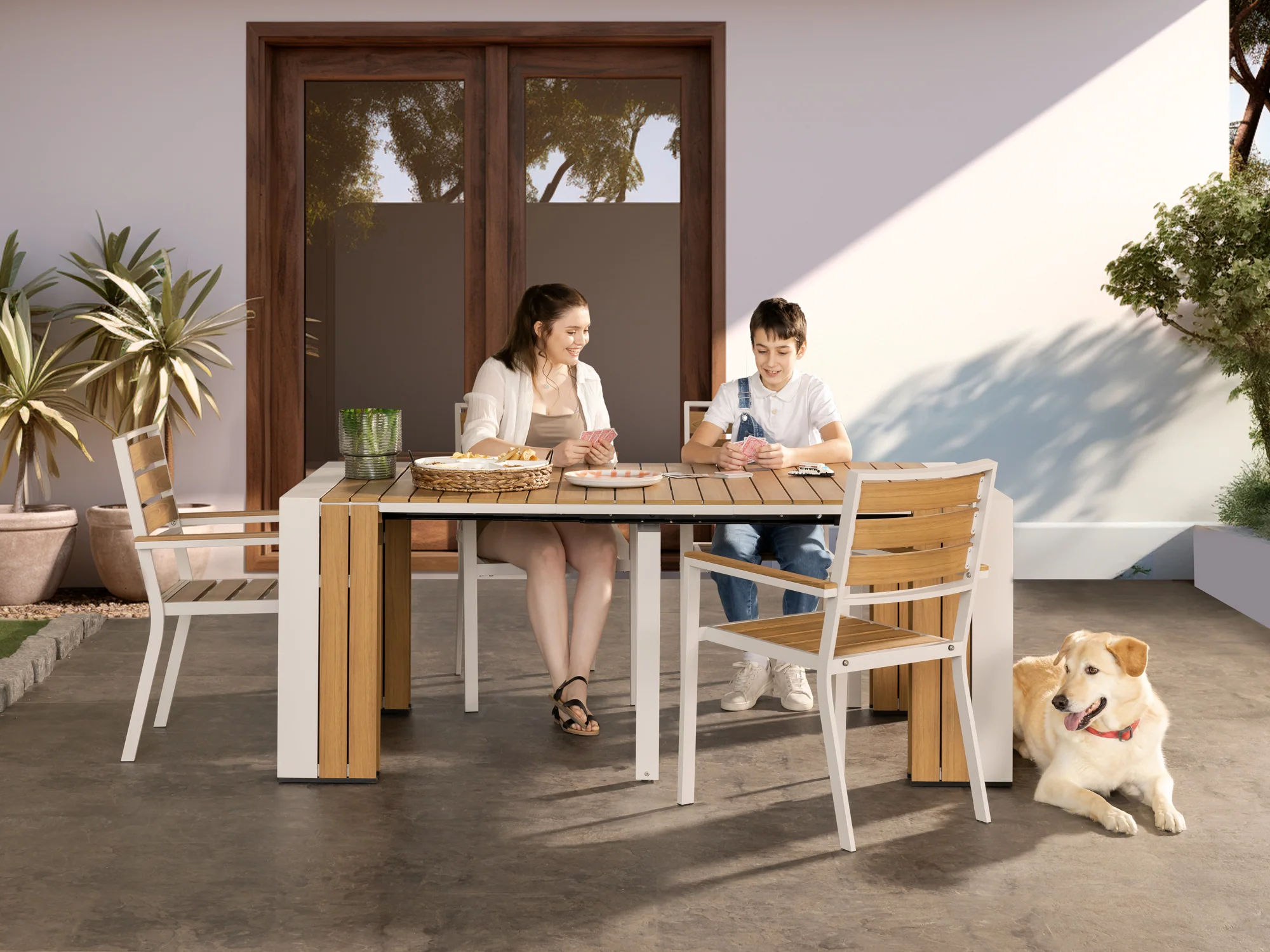 Ensemble Table Extensible Extérieur - Le Familial - Image 3