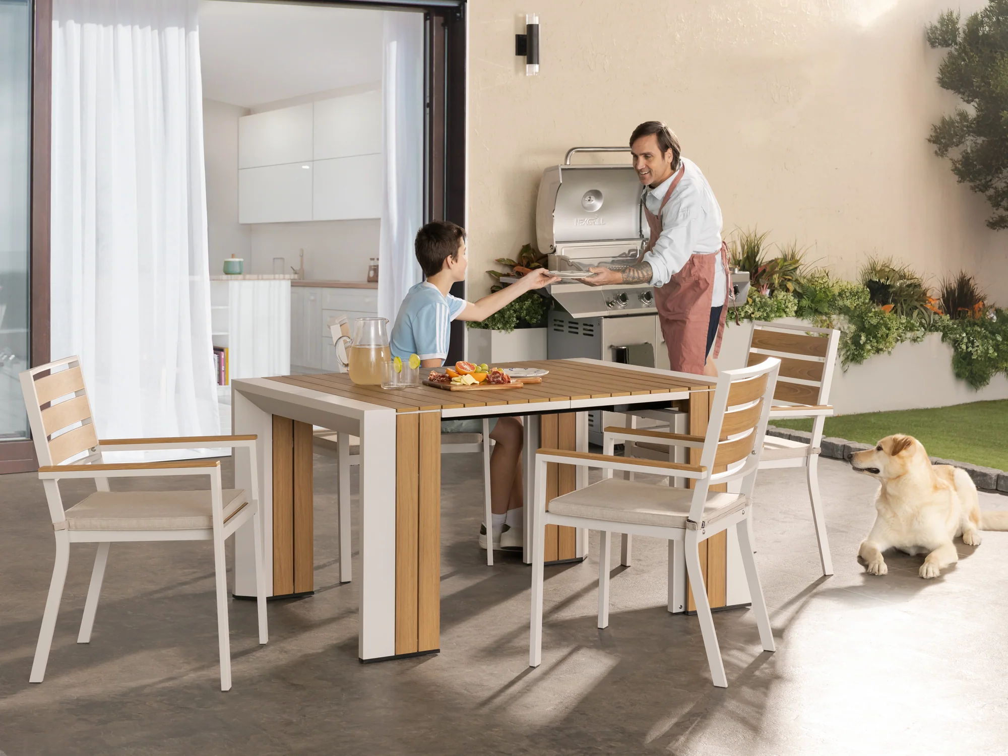 Ensemble Table Extensible Extérieur - Le Familial - Image 4