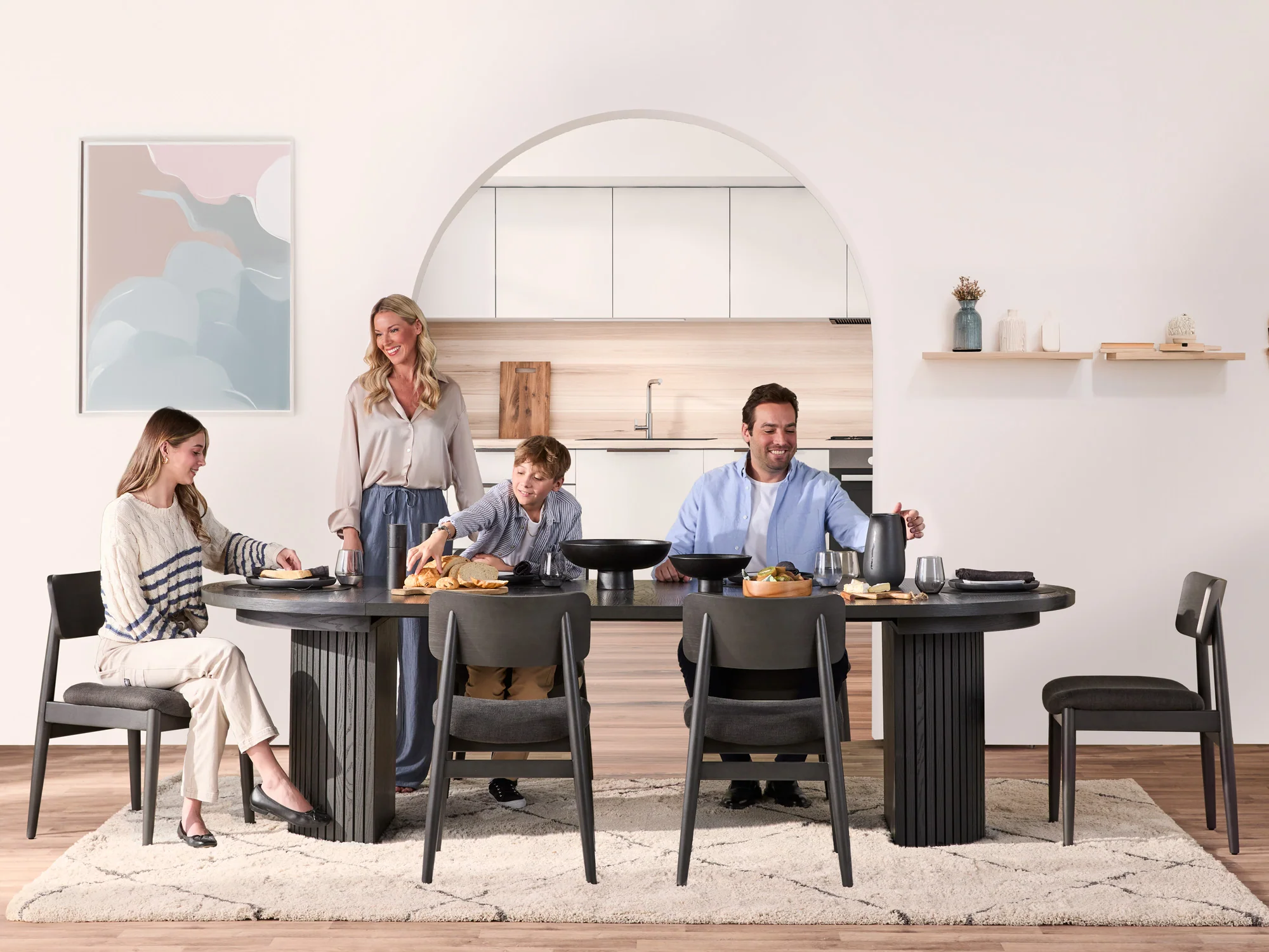 Ensemble de Salle à Manger Rond - Le Familial - Image 4