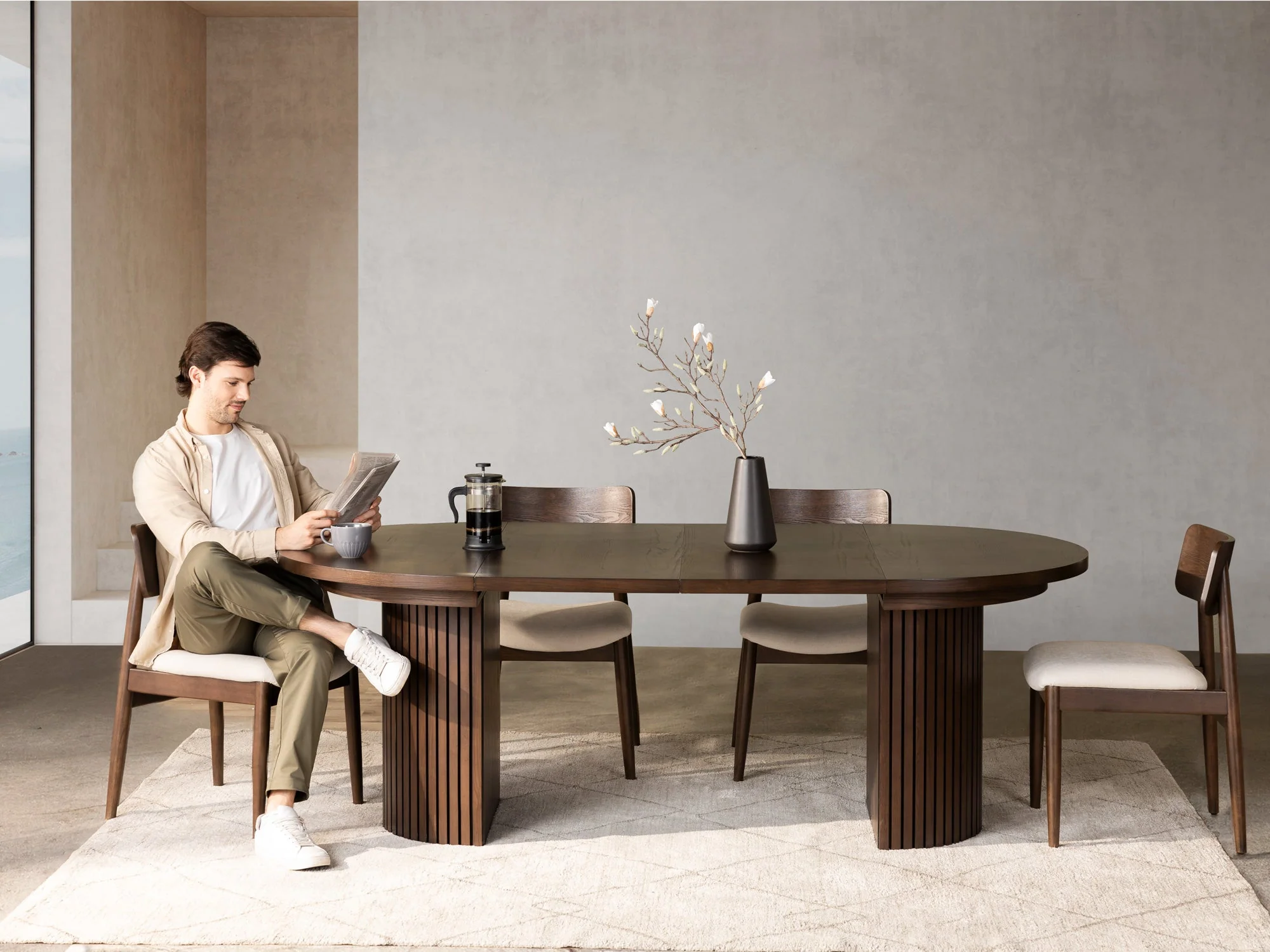 Ensemble de Salle à Manger Rond - Le Familial - Image 5