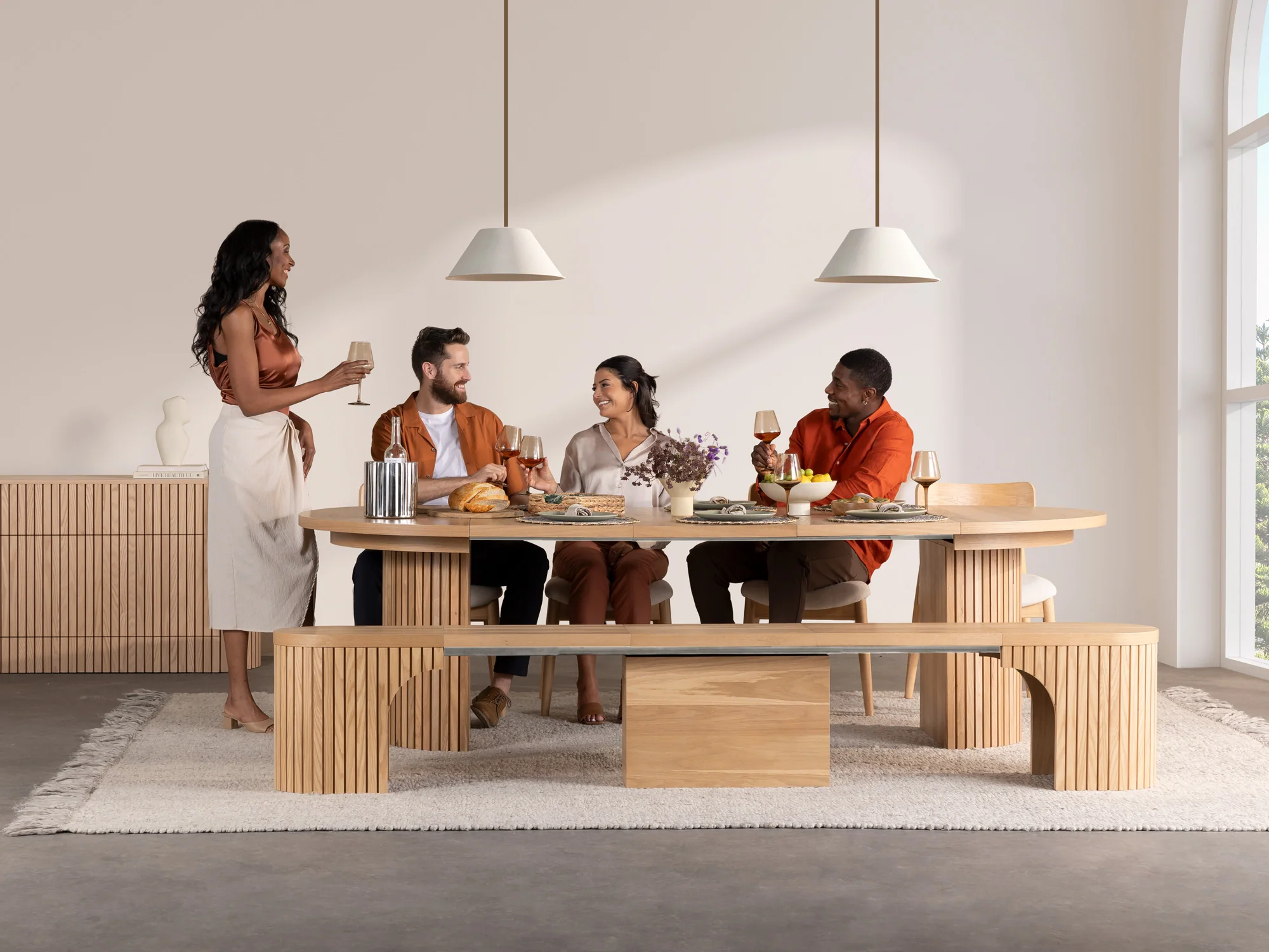 Ensemble de Salle à Manger Rond - L'Hôte - Image 17