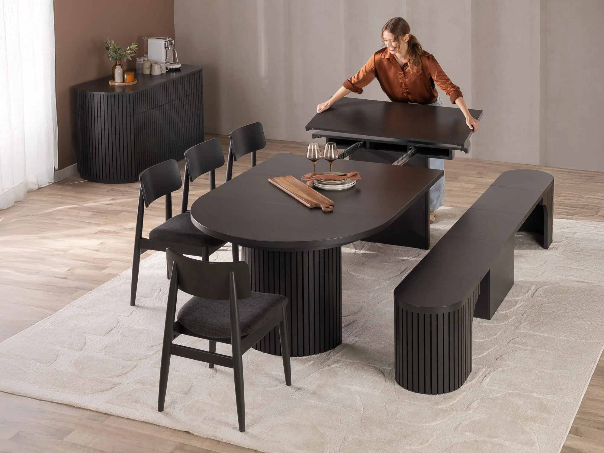 Ensemble de Salle à Manger Rond - L'Hôte - Image 4